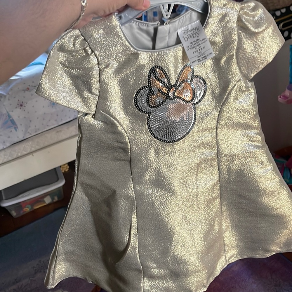 Disney Minnie holiday dress size 18-24 months
